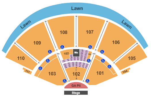 Cynthia Woods Mitchell Pavilion Mumford & Sons Seating Chart